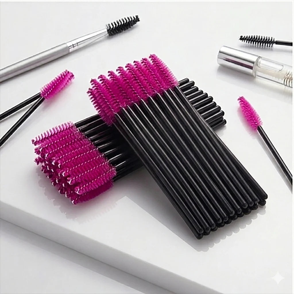 50Pcs Bulk Women Eyelash Brushes