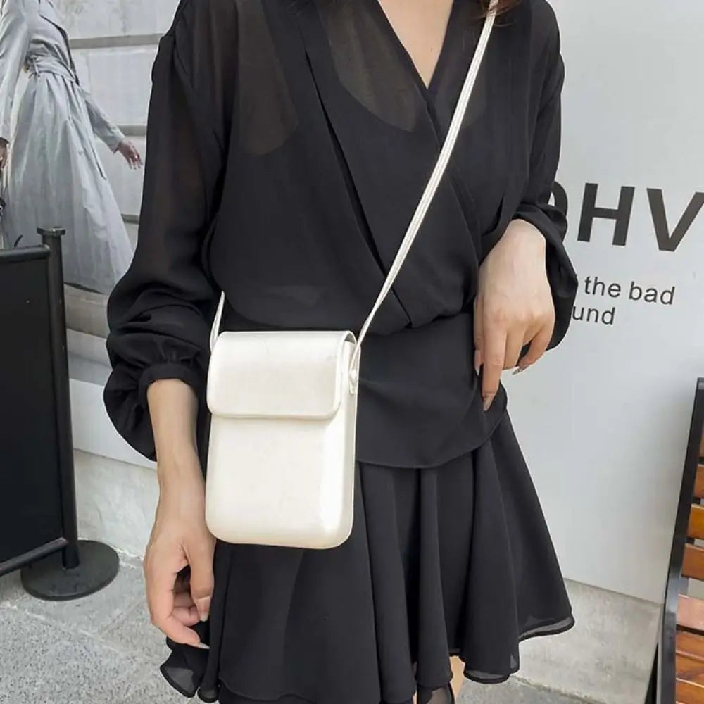 Leather Flap Crossbody Bag