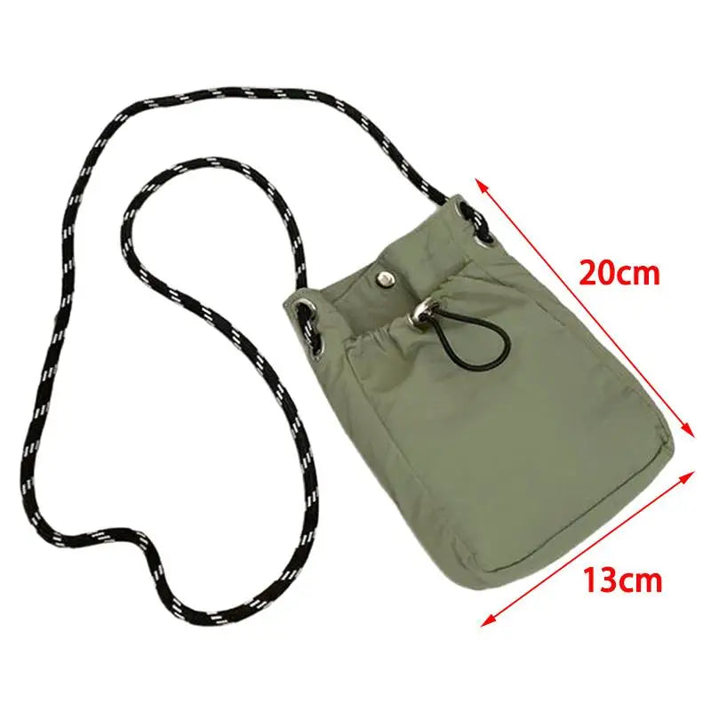 Nylon Square Shoulder Bag