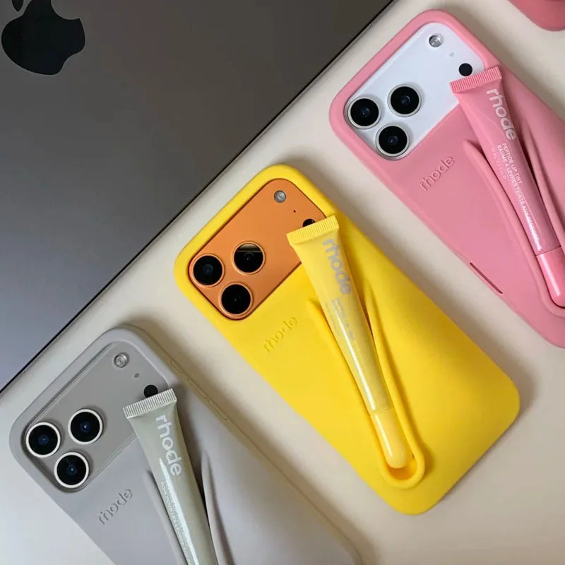 iPhone Case with Lipgloss Case