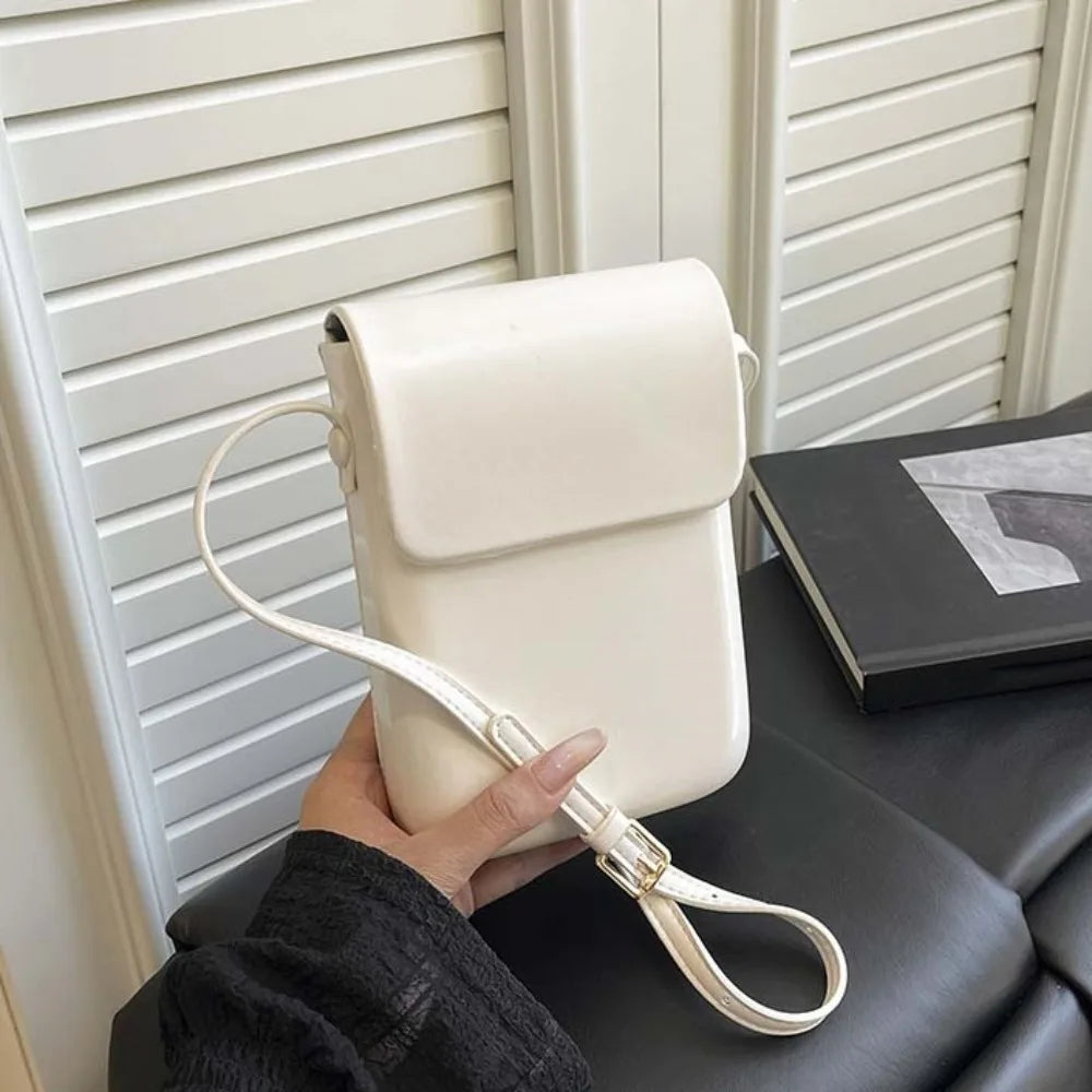 Leather Flap Crossbody Bag