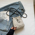 Nylon Square Shoulder Bag