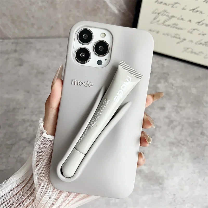 iPhone Case with Lipgloss Case