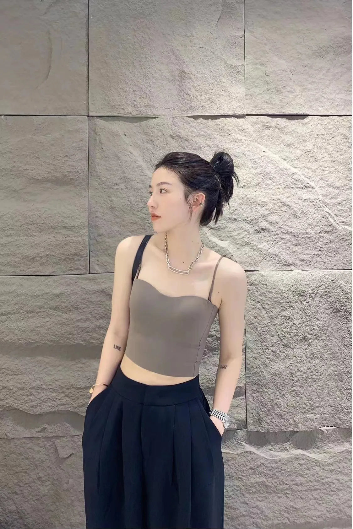Solid Knitted Tank Top
